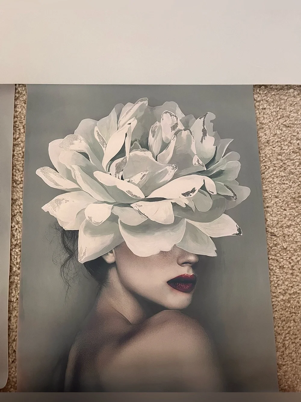 2 Canvas Artist Face Pics - Not Framed